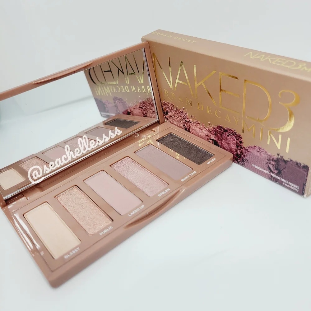 Naked 3 Mini Soft Pink Urban Decay Eyeshadow Palette | Brand New in Box